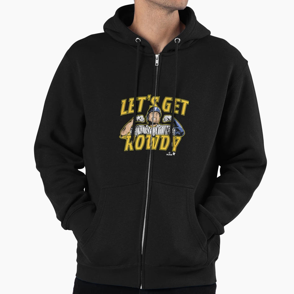 Officially Licensed Rowdy Tellez Lets Hoodie - Casual Everyday Wear Unisex - T-Shirt, Sweatshirt, Hoodie