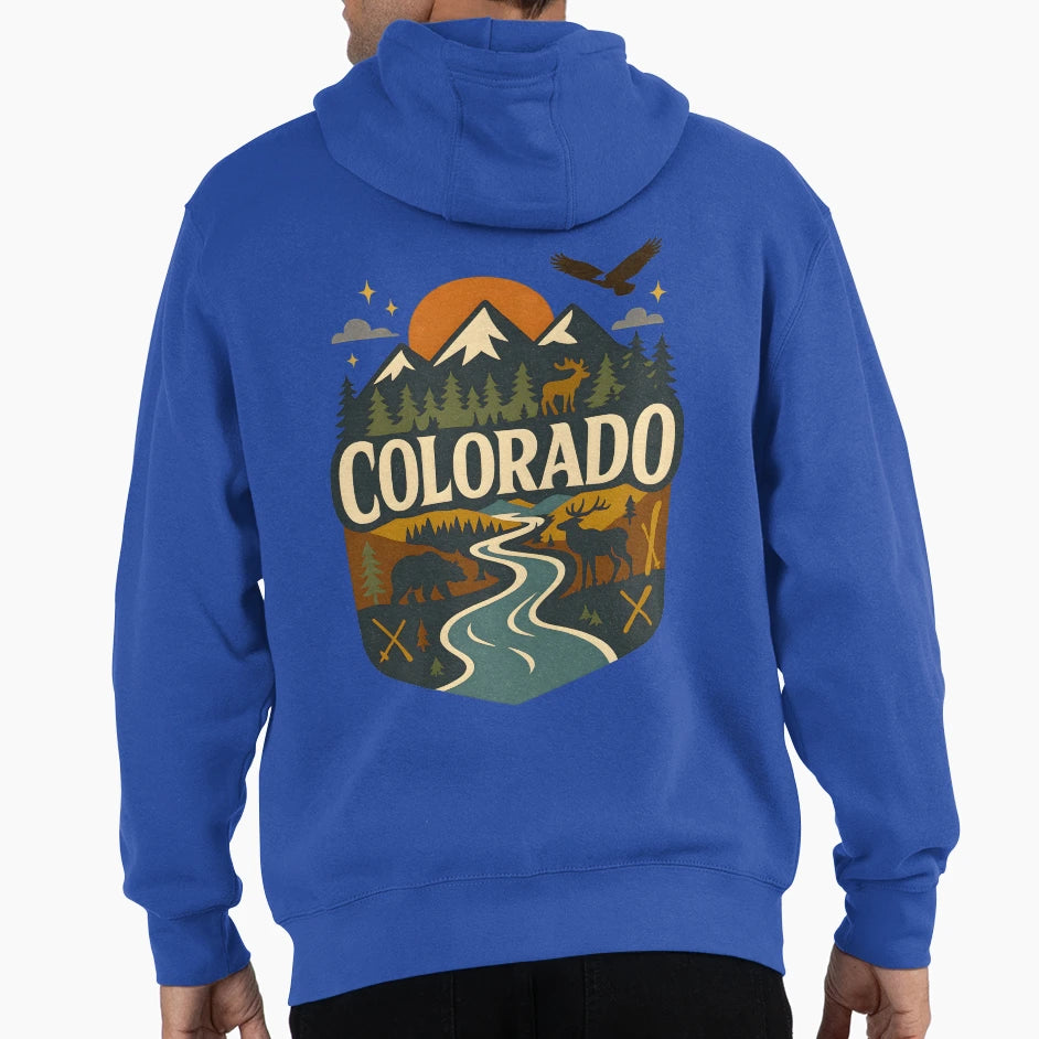 Colorado Hoodie - Graphic Print Men Women - T-Shirt, Sweatshirt, Hoodie