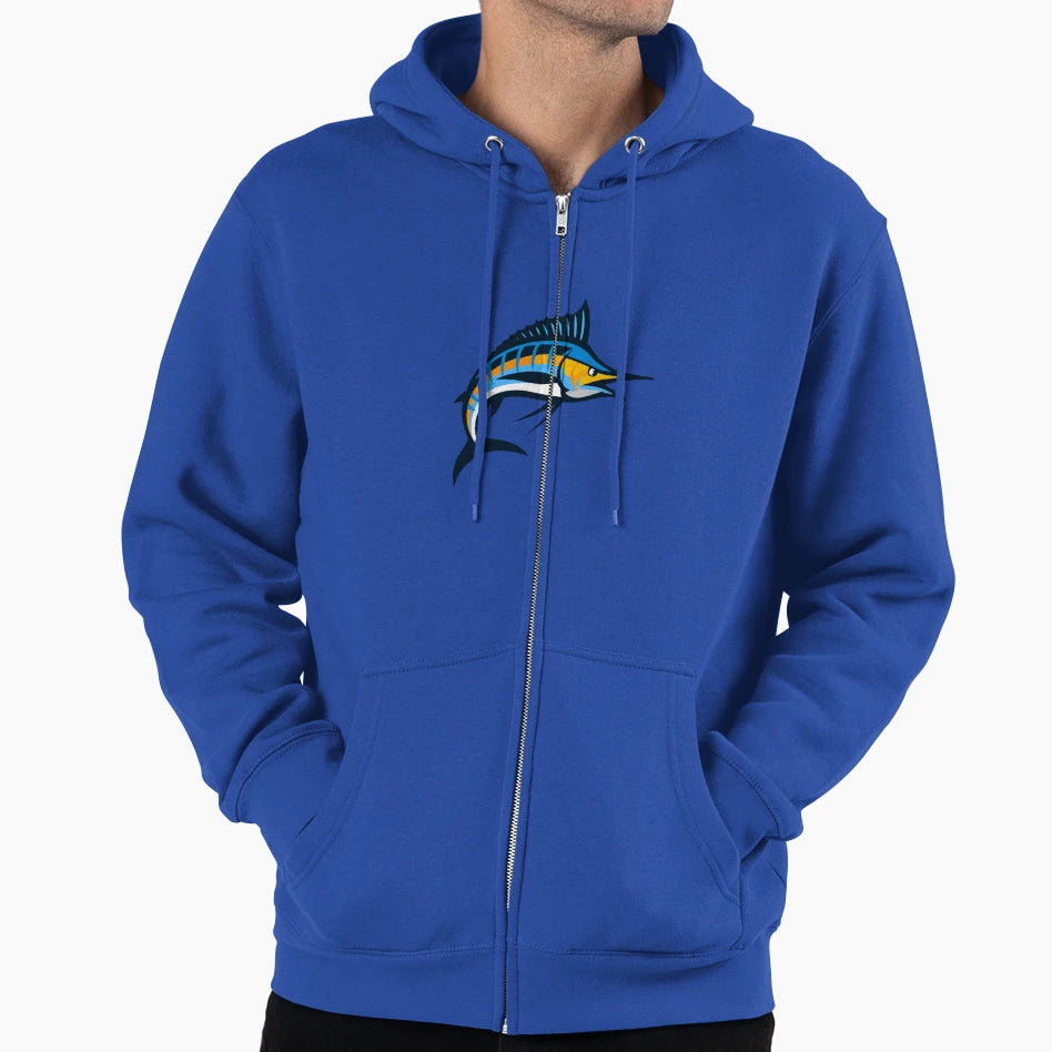 Blue Marlin Hoodie - Fun Novelty Design for Adults - T-Shirt, Sweatshirt, Hoodie
