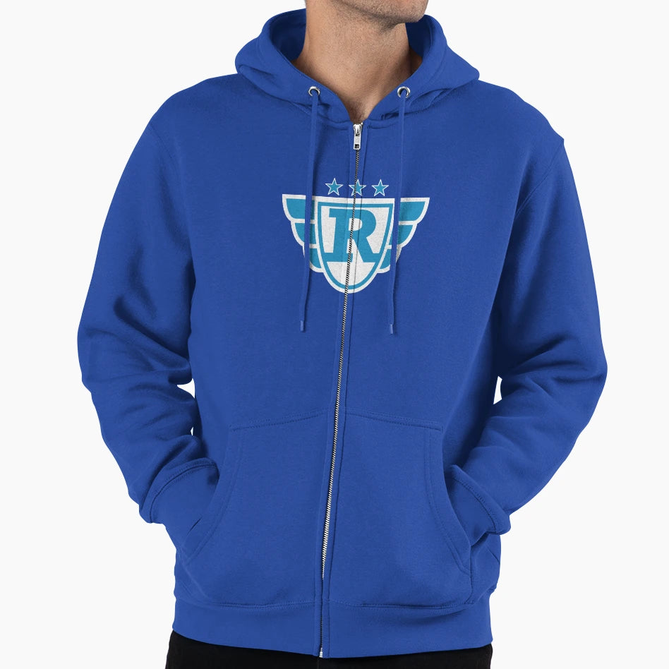 Superhero Letter R Stars And Wings Hoodie - Graphic Print Men Women - T-Shirt, Sweatshirt, Hoodie