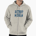 Detroit Michigan Typography Motor City Hoodie - Minimalist Print Men Women - T-Shirt, Sweatshirt, Hoodie