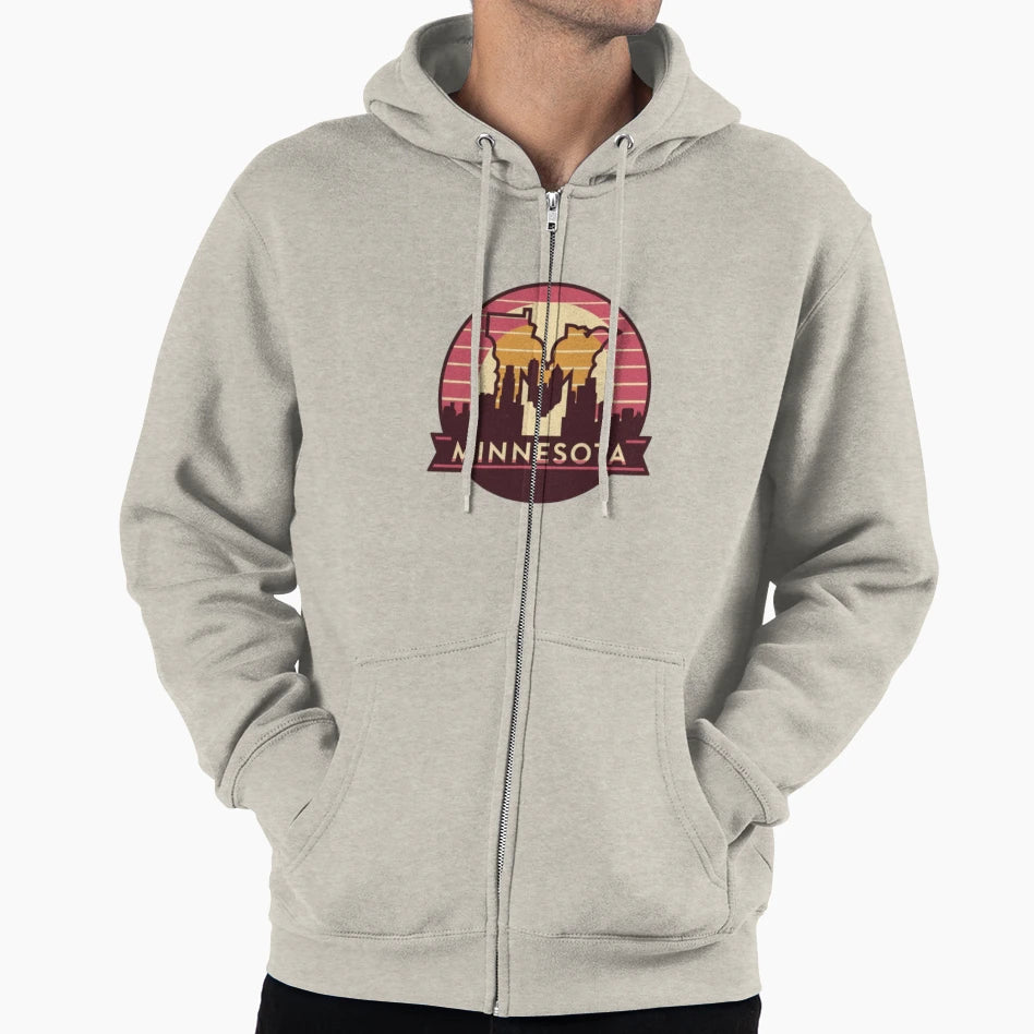 Minnesota Hoodie - Trendy Graphic Unisex - T-Shirt, Sweatshirt, Hoodie