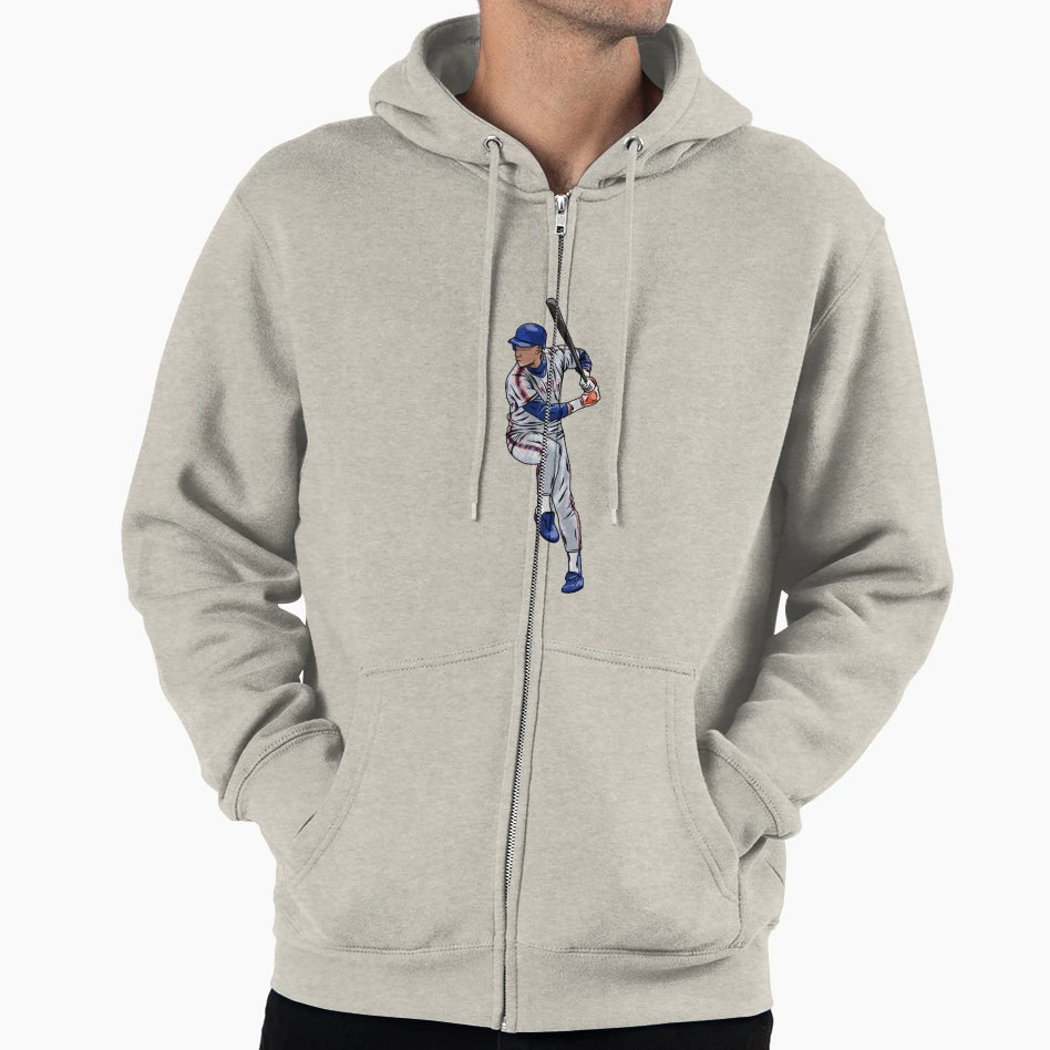 Darryl Strawberry Is Ready To Hit Cartoon Hoodie - Minimalist Print Unisex - T-Shirt, Sweatshirt, Hoodie