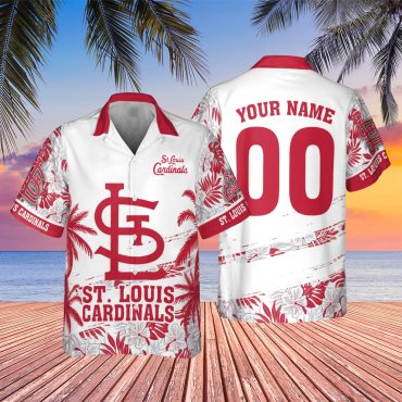 St. Louis Cardinals Personalized Tropical Hawaiian - Adult & Kids T-Shirts, Sweatshirts & Hoodies apparel design preview 1