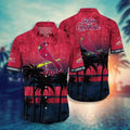 St. Louis Cardinals Vintage Sunset Hawaiian - Adult & Kids T-Shirts, Sweatshirts & Hoodies apparel design preview 1