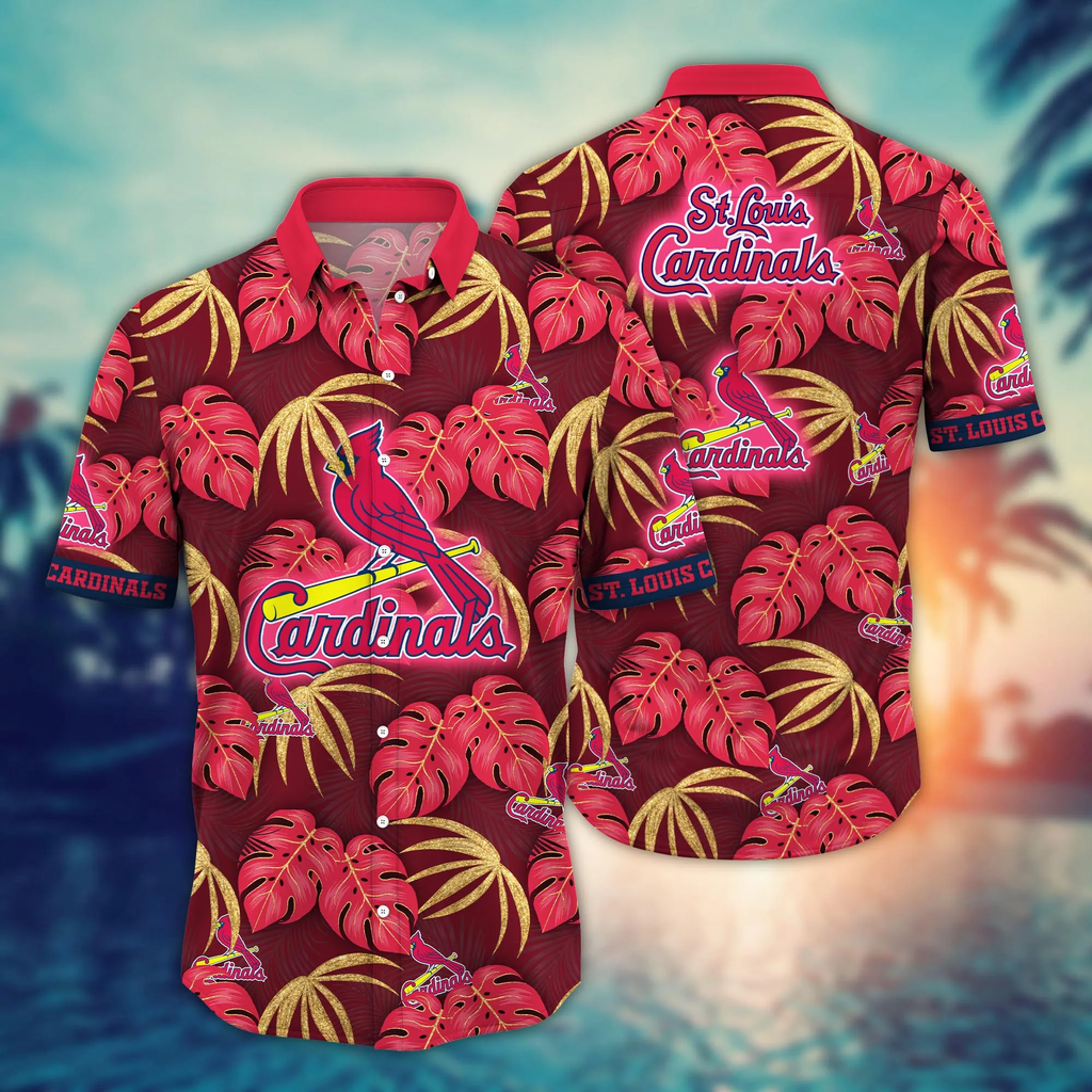St. Louis Cardinals MLB Hawaiian Beach Breeze Aloha - Adult & Kids T-Shirts, Sweatshirts & Hoodies apparel design preview 1