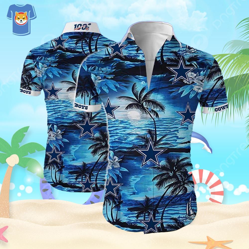 Summer Dallas Cowboys Hawaiian Attire Beach Present - Adult & Kids T-Shirts, Sweatshirts & Hoodies apparel design preview 1