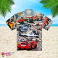 Summer Speed Racing Car Enthusiast Aloha Hawaiian - Adult & Kids T-Shirts, Sweatshirts & Hoodies apparel design preview 1