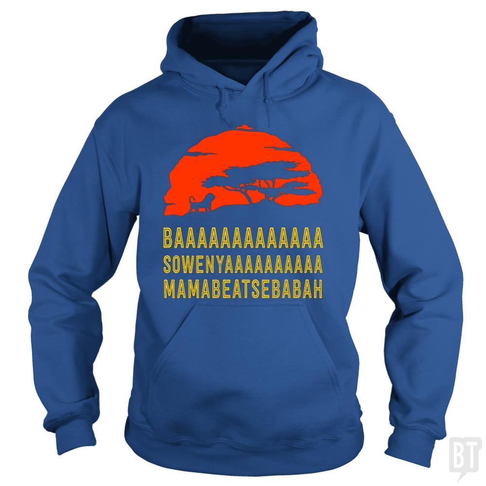 Baaa Sownyaaa Mamabeatsebabah - Adult & Kids T-Shirts, Sweatshirts & Hoodies apparel design preview 1