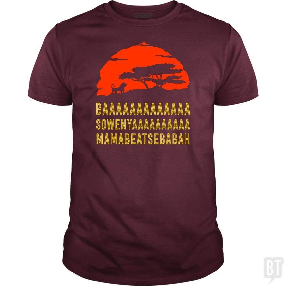Baaa Sownyaaa Mamabeatsebabah - Adult & Kids T-Shirts, Sweatshirts & Hoodies apparel design preview 1