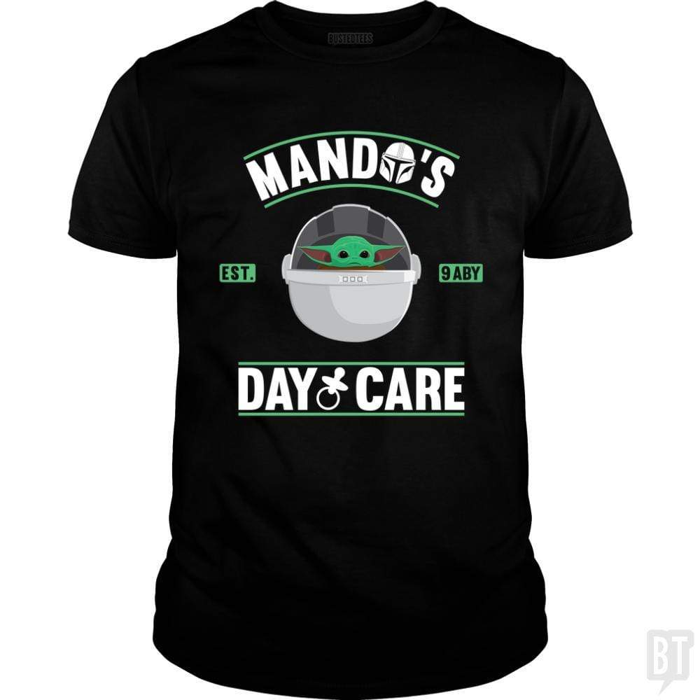 Mando's Day Care - Adult & Kids T-Shirts, Sweatshirts & Hoodies apparel design preview 1