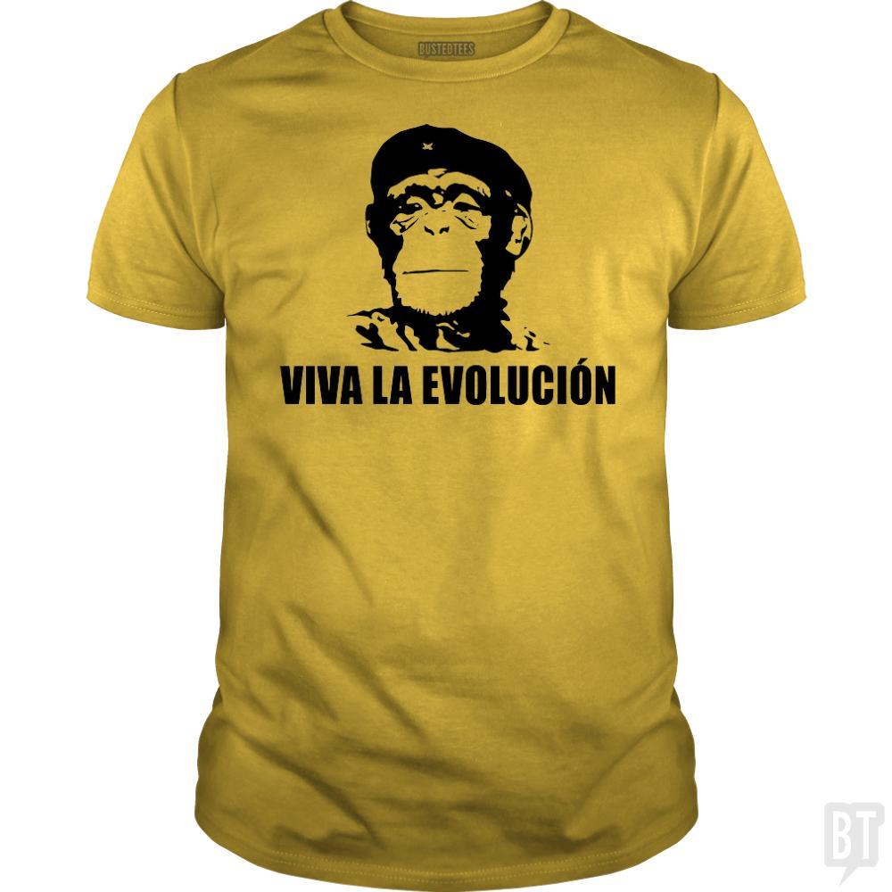 Viva La Evolucion - Adult & Kids T-Shirts, Sweatshirts & Hoodies apparel design preview 1