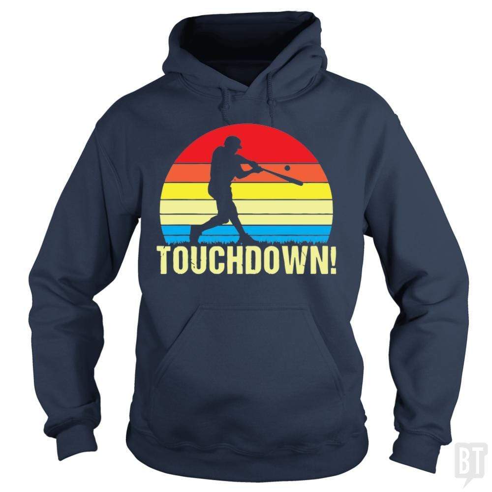 Touchdown Baseball - Adult & Kids T-Shirts, Sweatshirts & Hoodies apparel design preview 1