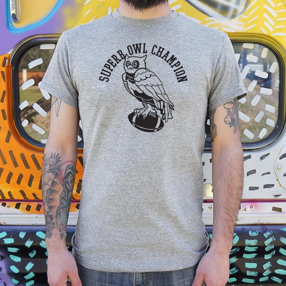 Superb Owl Champion - Adult & Kids T-Shirts, Sweatshirts & Hoodies apparel design preview 1
