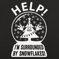 Surrounded By Snowflakes - Adult & Kids T-Shirts, Sweatshirts & Hoodies apparel design preview 1