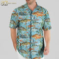 Tropical Fish Hawaiian for Men Colorful Print Button - Adult & Kids T-Shirts, Sweatshirts & Hoodies apparel design preview 1