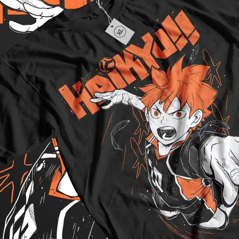 Her Boy Anime Shoyo Hinata Haikyu!! Crow Tobio - Adult & Kids T-Shirts, Sweatshirts & Hoodies apparel design preview 1