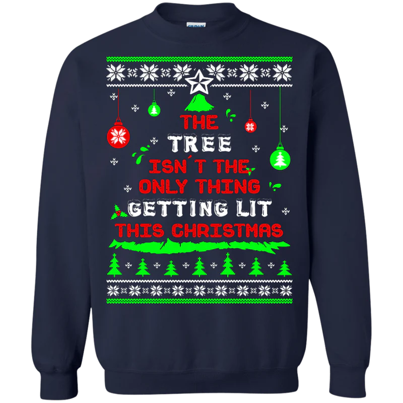 The tree isn’t the only thing getting lit this Christmas Sweater - Holiday Gift product image 3