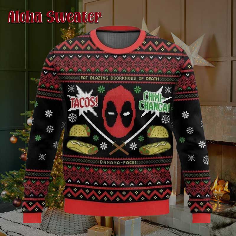 Friend Forever Deadpool Wolverine Ugly Christmas Sweater - Holiday Gift product image 5