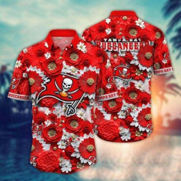 Tampa Bay Buccaneers Bold Pride Hawaiian - Adult & Kids T-Shirts, Sweatshirts & Hoodies apparel design preview 1