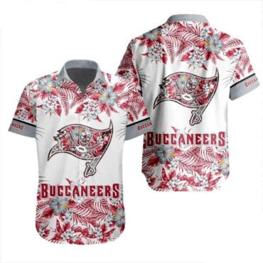 Tampa Bay Buccaneers Buccaneer Breeze Hawaiian - Adult & Kids T-Shirts, Sweatshirts & Hoodies apparel design preview 1