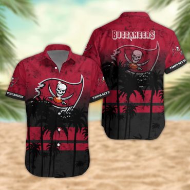 Tampa Bay Buccaneers Desert Sunset Hawaiian - Adult & Kids T-Shirts, Sweatshirts & Hoodies apparel design preview 1
