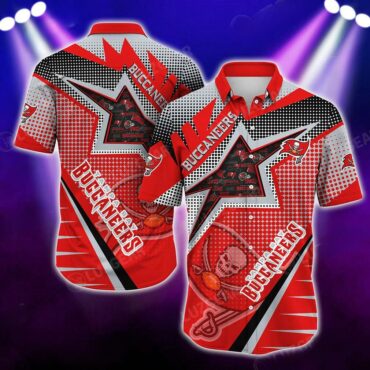 Tampa Bay Buccaneers Ocean Breeze Hawaiian - Adult & Kids T-Shirts, Sweatshirts & Hoodies apparel design preview 1