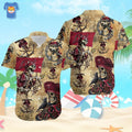 Tampa Bay Buccaneers Pirates Skull Hawaiian - Adult & Kids T-Shirts, Sweatshirts & Hoodies apparel design preview 1