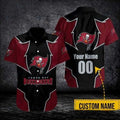 Tampa Bay Buccaneers Red Diamond Texture Hawaiian - Adult & Kids T-Shirts, Sweatshirts & Hoodies apparel design preview 1