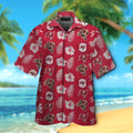 Tampa Bay Buccaneers Short Sleeve Button Up Tropical - Adult & Kids T-Shirts, Sweatshirts & Hoodies apparel design preview 1