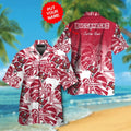 Tampa Bay Buccaneers Short Sleeve Button Up Tropical - Adult & Kids T-Shirts, Sweatshirts & Hoodies apparel design preview 1