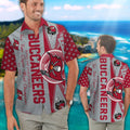 Tampa Bay Buccaneers Short Sleeve Button Up Tropical - Adult & Kids T-Shirts, Sweatshirts & Hoodies apparel design preview 1
