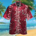 Tampa Bay Buccaneers Short Sleeve Button Up Tropical - Adult & Kids T-Shirts, Sweatshirts & Hoodies apparel design preview 1