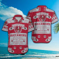 Tampa Bay Buccaneers Short Sleeve Button Up Tropical - Adult & Kids T-Shirts, Sweatshirts & Hoodies apparel design preview 1