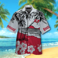 Tampa Bay Buccaneers Short Sleeve Button Up Tropical - Adult & Kids T-Shirts, Sweatshirts & Hoodies apparel design preview 1
