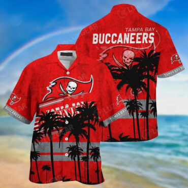 Tampa Bay Buccaneers Skull Viking Hawaiian - Adult & Kids T-Shirts, Sweatshirts & Hoodies apparel design preview 1