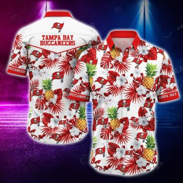 Tampa Bay Buccaneers Tropical Patterns Graphic - Adult & Kids T-Shirts, Sweatshirts & Hoodies apparel design preview 1