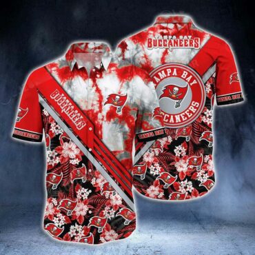 Tampa Bay Buccaneers Tropical Victory Hawaiian - Adult & Kids T-Shirts, Sweatshirts & Hoodies apparel design preview 1