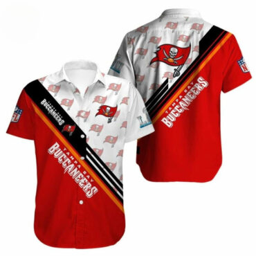 Tampa Bay Buccaneers Victory Wave Hawaiian - Adult & Kids T-Shirts, Sweatshirts & Hoodies apparel design preview 1