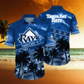 Tampa Bay Rays Ocean Sunset Hawaiian - Adult & Kids T-Shirts, Sweatshirts & Hoodies apparel design preview 1