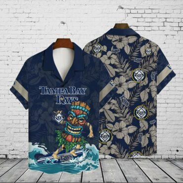 Tampa Bay Rays Tiki Vibes Hawaiian - Adult & Kids T-Shirts, Sweatshirts & Hoodies apparel design preview 1