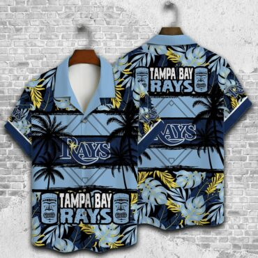 Tampa Bay Rays Tropical Palms Hawaiian - Adult & Kids T-Shirts, Sweatshirts & Hoodies apparel design preview 1