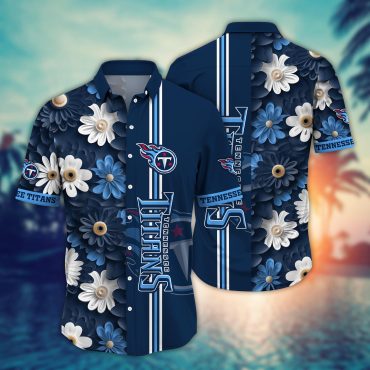 Tennessee Titans Ocean Breeze Hawaiian - Adult & Kids T-Shirts, Sweatshirts & Hoodies apparel design preview 1