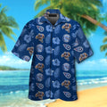 Tennessee Titans Short Sleeve Button Up Tropical - Adult & Kids T-Shirts, Sweatshirts & Hoodies apparel design preview 1
