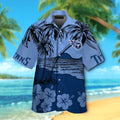 Tennessee Titans Short Sleeve Button Up Tropical - Adult & Kids T-Shirts, Sweatshirts & Hoodies apparel design preview 1
