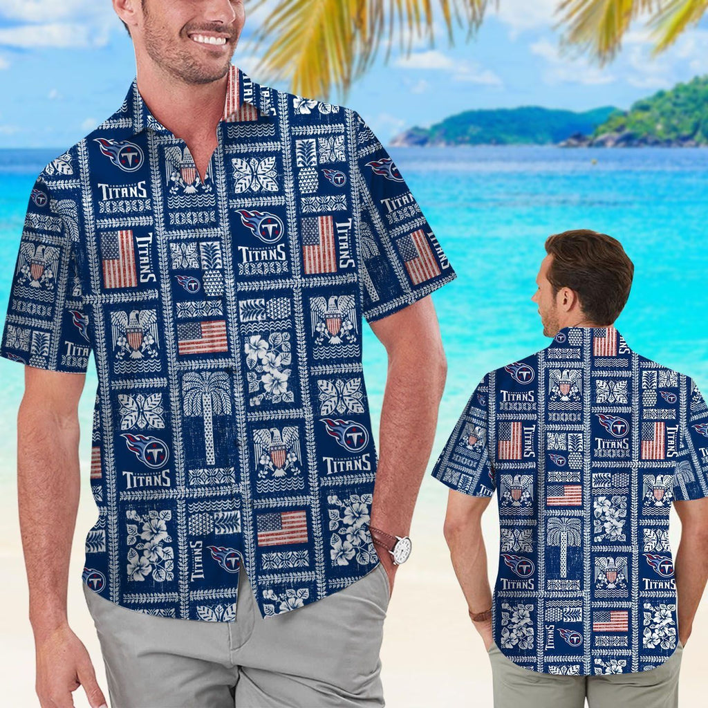Tennessee Titans Summer Commemorative Short Sleeve - Adult & Kids T-Shirts, Sweatshirts & Hoodies apparel design preview 1