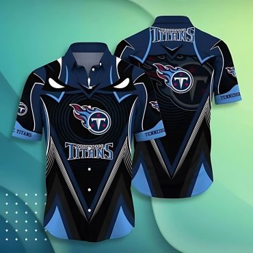 Tennessee Titans Vortex Vision Hawaiian - Adult & Kids T-Shirts, Sweatshirts & Hoodies apparel design preview 1