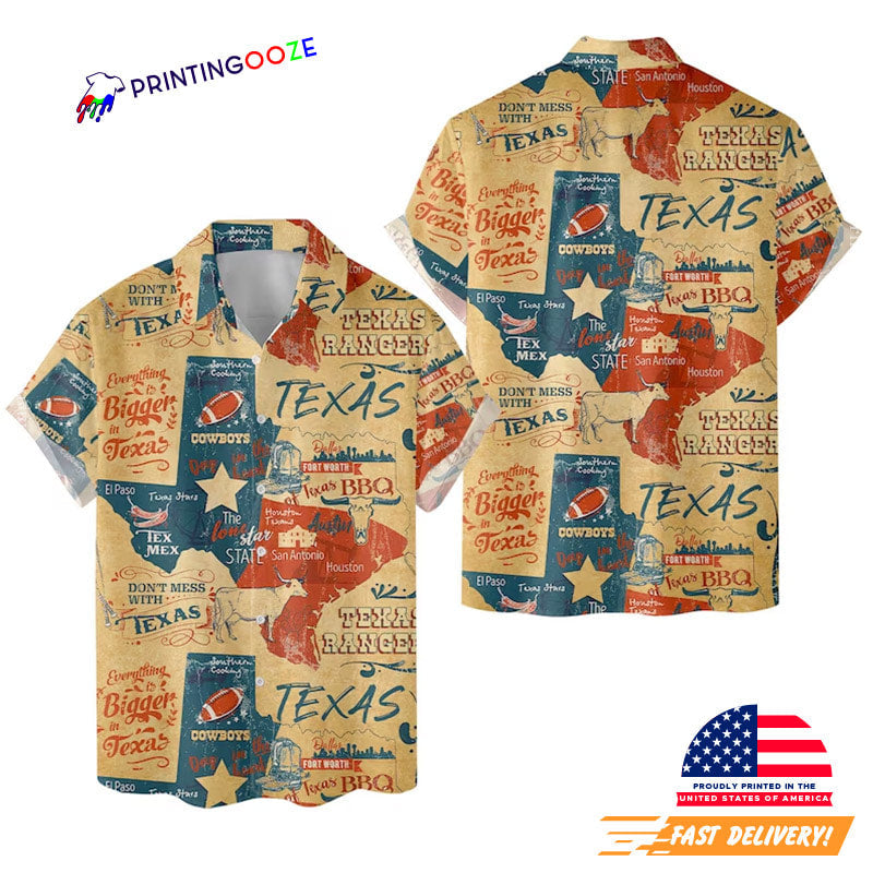 Texas Pride, Hawaiian - Adult & Kids T-Shirts, Sweatshirts & Hoodies apparel design preview 1