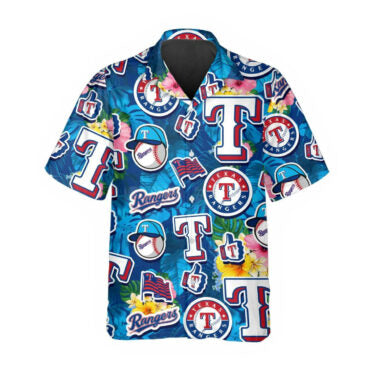 Texas Rangers Island Spirit Hawaiian - Adult & Kids T-Shirts, Sweatshirts & Hoodies apparel design preview 1