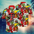 Texas Tech Red Raiders NCAA Hawaiian Brightnesstime - Adult & Kids T-Shirts, Sweatshirts & Hoodies apparel design preview 1
